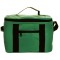 Borsa termica in poliestere verde personalizzata Q24053V