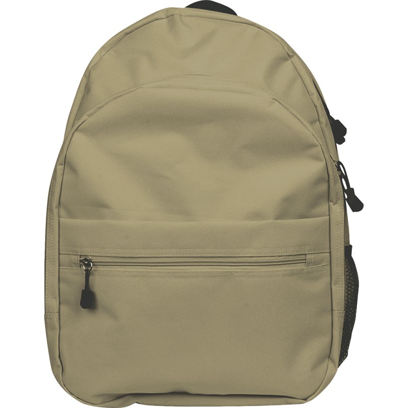 Zaino trekking in poliestere kaki personalizzato Q24055KA