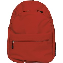 Zaino trekking in poliestere rosso personalizzato Q24055R
