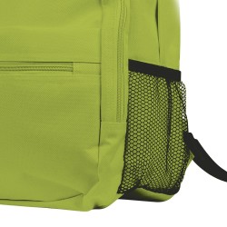 Zaino trekking in poliestere verde acido personalizzato Q24055VA