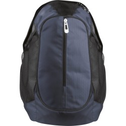 Zaino trekking in poliestere blu navy personalizzato Q24059NY Zaino trekking in poliestere blu navy personalizzato Q24059NY
