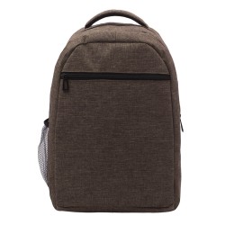 Zaino trekking in poliestere marrone personalizzato Q24069M