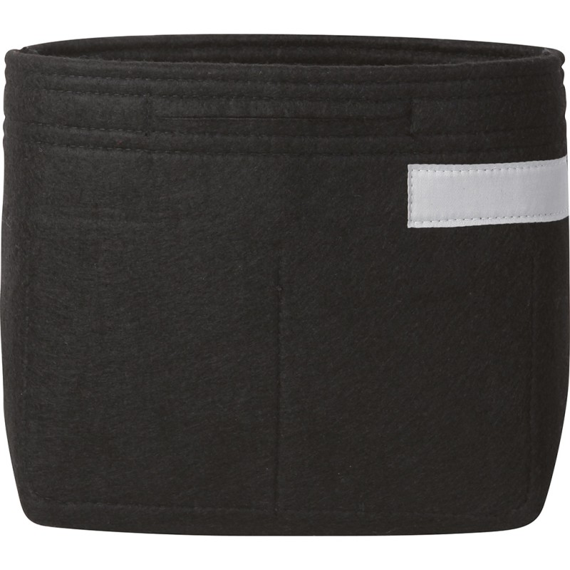 Portatutto in feltro nero personalizzato Q24072N