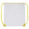 Sacca in poliestere giallo personalizzato Q24073G