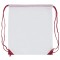 Sacca in poliestere rosso personalizzato Q24073R