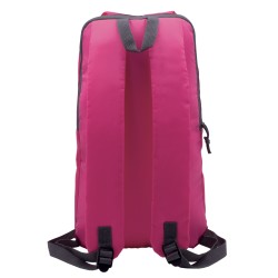 Zaino in poliestere fucsia personalizzato Q24080FU