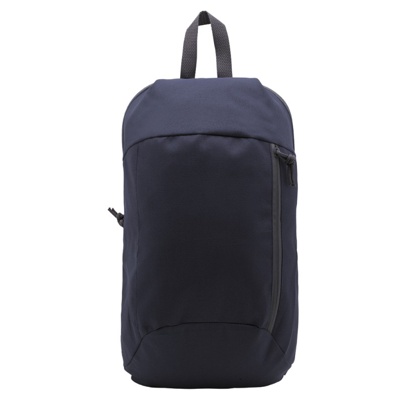 Zaino in poliestere blu navy personalizzato Q24080NY