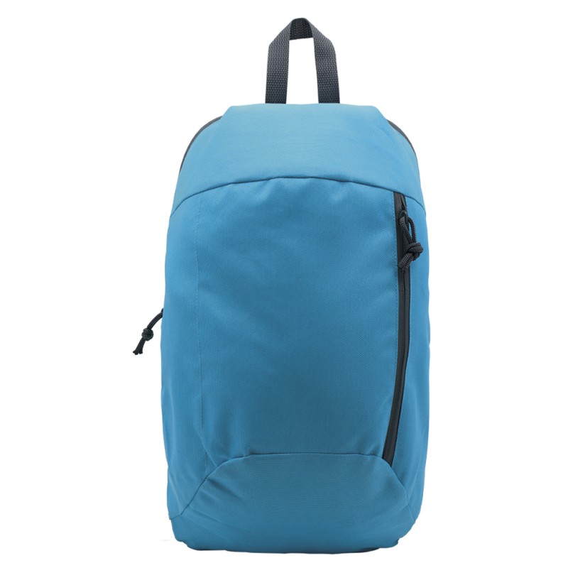 Zaino in poliestere blu sky personalizzato Q24080SK
