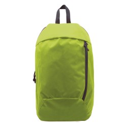 Zaino in poliestere verde acido personalizzato Q24080VA Zaino in poliestere verde acido personalizzato Q24080VA