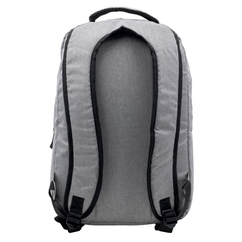 Zaino trekking in poliestere grigio personalizzato Q24083GR
