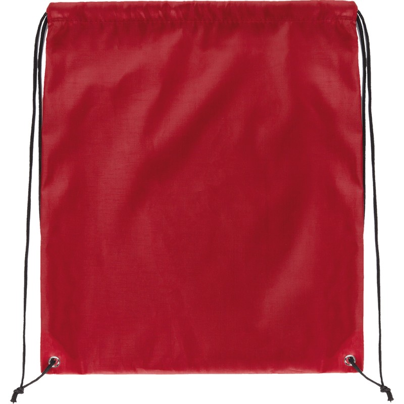 Sacca in poliestere rosso personalizzato Q24085R Sacca in poliestere rosso personalizzato Q24085R