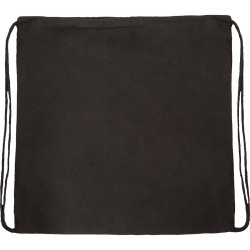 Sacca in cotone nero personalizzato Q24088N
