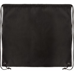 Sacca in poliestere nero personalizzato Q24090N Sacca in poliestere nero personalizzato Q24090N