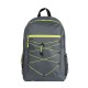 Zaino trekking in poliestere grigio personalizzato Q24096GR