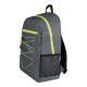 Zaino trekking in poliestere grigio personalizzato Q24096GR
