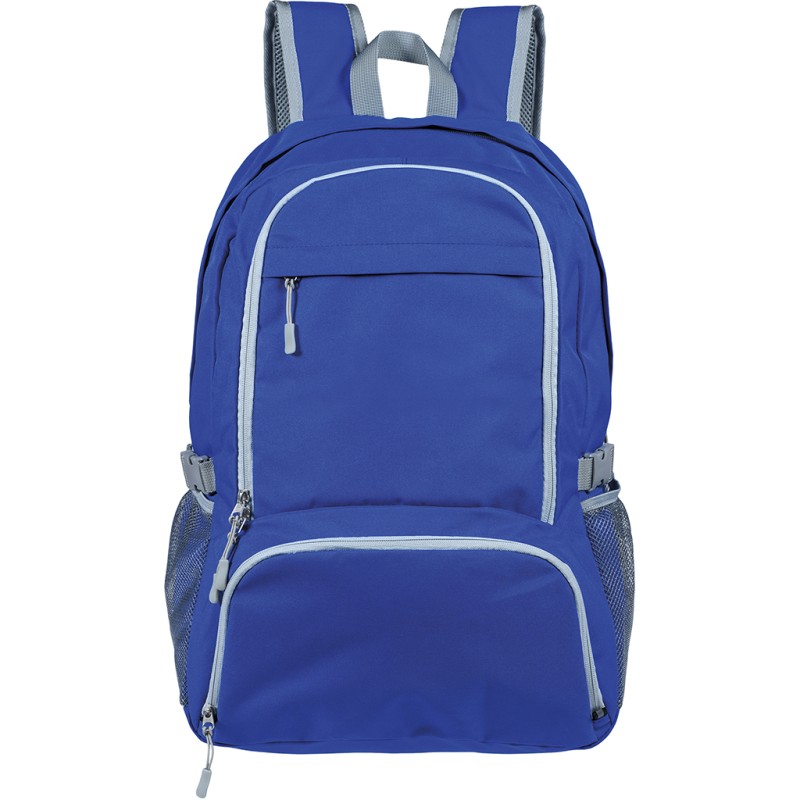 Zaino trekking in rpet blu royal personalizzato Q24098BL