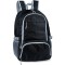 Zaino trekking in rpet nero personalizzato Q24098N