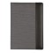 Cartella portablocco in nylon e pu grigio personalizzato Q24109GR
