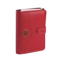Agenda organizer con calcolatrice rosso personalizzato Q24113R Agenda organizer con calcolatrice rosso personalizzato Q24113R