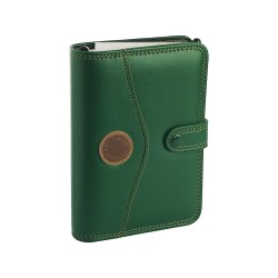 Agenda organizer con calcolatrice verde personalizzato Q24113V Agenda organizer con calcolatrice verde personalizzato Q24113V