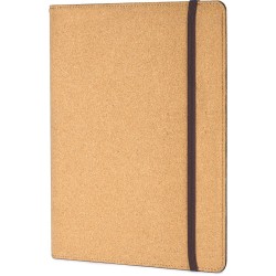 Cartella portablocco in sughero con caricatore wireless personalizzato Q24119 Cartella portablocco in sughero con caricatore wireless personalizzato Q24119