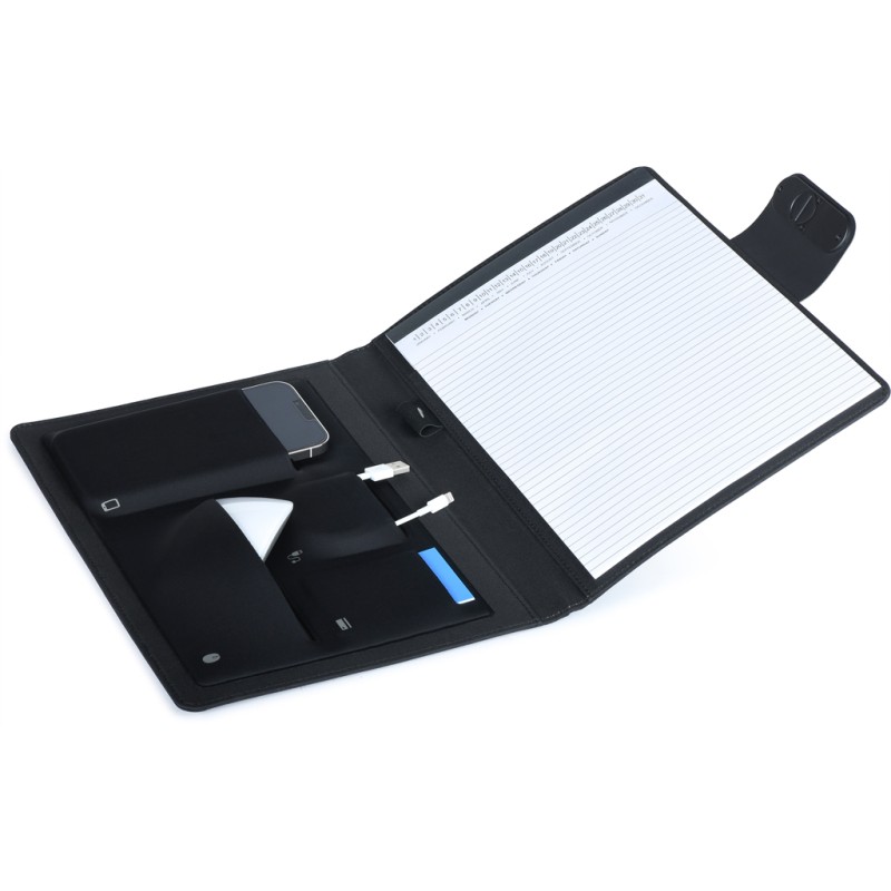 Cartella portablocco in rpet con luce personalizzato Q24140