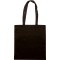 Borsa shopper in cotone twill nera personalizzata Q24198N