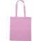 Borsa shopper in cotone twill rosa personalizzata Q24198RS