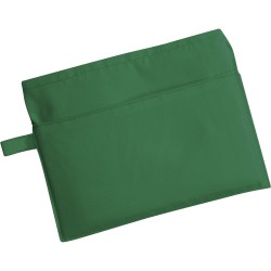 Borsa shopper in poliestere verde personalizzata Q24205V