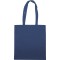 Borsa shopper in cotone blu navy personalizzata Q24210NY