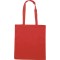 Borsa shopper in cotone rossa personalizzata Q24210R