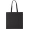 Borsa shopper in cotone nera personalizzata Q24212N