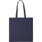 Borsa shopper in cotone blu navy personalizzata Q24212NY