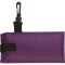 Borsa shopping in poliestere viola personalizzata Q24214VL