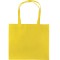 Borsa shopper con soffietto in tnt gialla personalizzata Q24222G