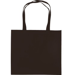 Borsa shopper con soffietto in tnt nera personalizzata Q24222N Borsa shopper con soffietto in tnt nera personalizzata Q24222N