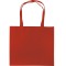 Borsa shopper con soffietto in tnt rossa personalizzata Q24222R