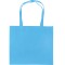 Borsa shopper con soffietto in tnt blu sky personalizzata Q24222SK