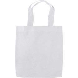 Borsa shopper in tnt bianca personalizzata Q24223B