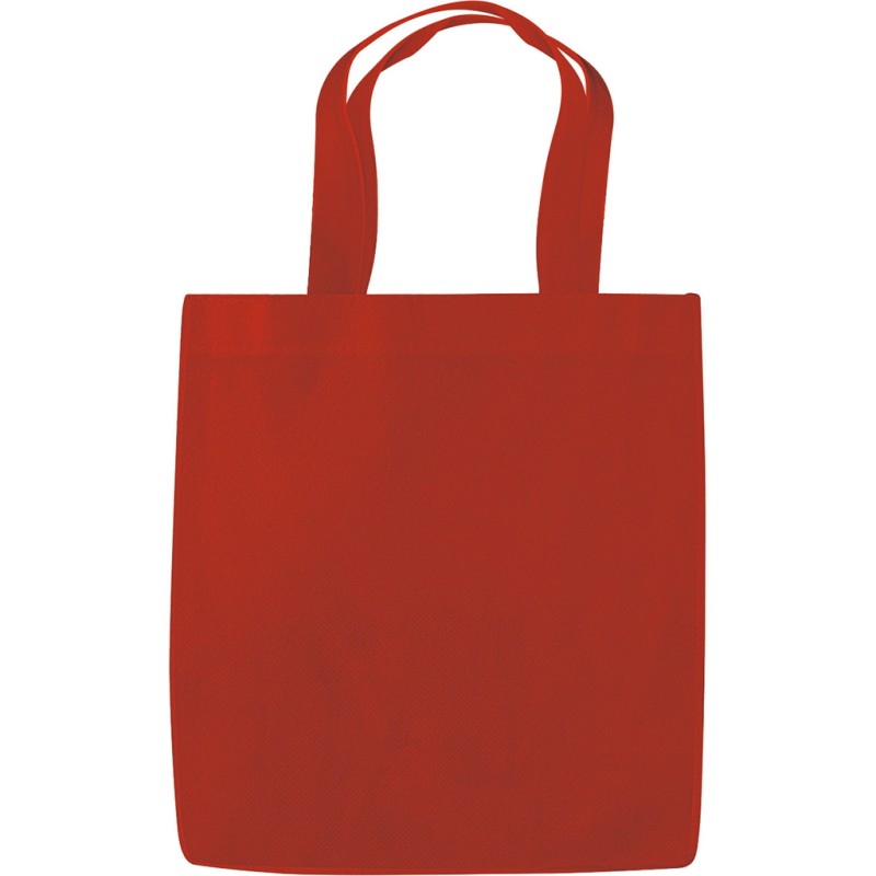Borsa shopper in tnt rossa personalizzata Q24223R