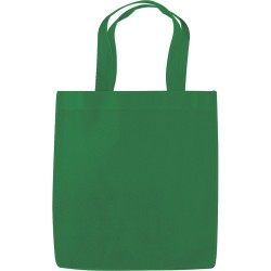 Borsa shopper in tnt verde personalizzata Q24223V Borsa shopper in tnt verde personalizzata Q24223V