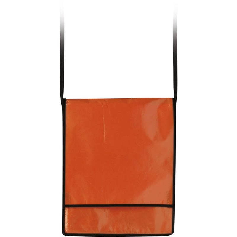 Borsa in tnt plastificato arancione personalizzata Q24227A Borsa in tnt plastificato arancione personalizzata Q24227A