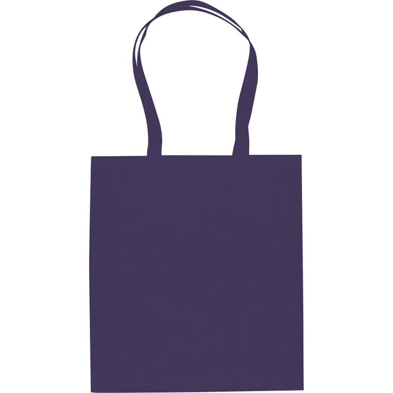 Borsa shopper con soffietto in tnt blu navy personalizzata Q24243NY Borsa shopper con soffietto in tnt blu navy personalizzata Q24243NY