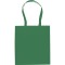 Borsa shopper con soffietto in tnt verde personalizzata Q24243V
