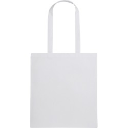 Borsa shopper in tnt bianca personalizzata Q24244B Borsa shopper in tnt bianca personalizzata Q24244B