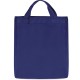 Borsa shopper con soffietto in tnt blu navy personalizzata Q24246NY Borsa shopper con soffietto in tnt blu navy personalizzata Q24246NY