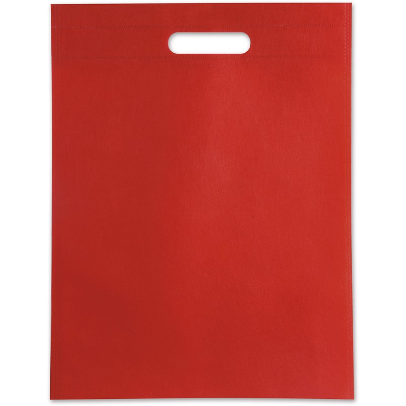 Borsa termosaldata in tnt rossa personalizzata Q24248R