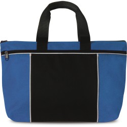 Borsa portadocumenti in tnt blu royal/nero personalizzata Q24250BL/N