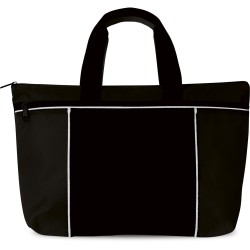 Borsa portadocumenti in tnt nera personalizzata Q24250N