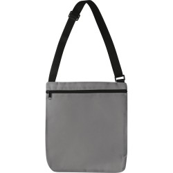 Tracolla portadocumenti in tnt grigio personalizzato Q24252GR Tracolla portadocumenti in tnt grigio personalizzato Q24252GR